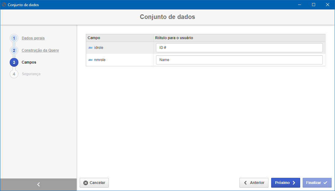 Dataset - Fields